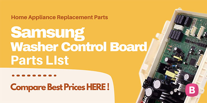 Samsung Washer Control Board Parts LIst