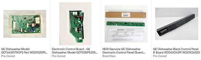 Image of GE Dishwasher Control Board Parts List eBay