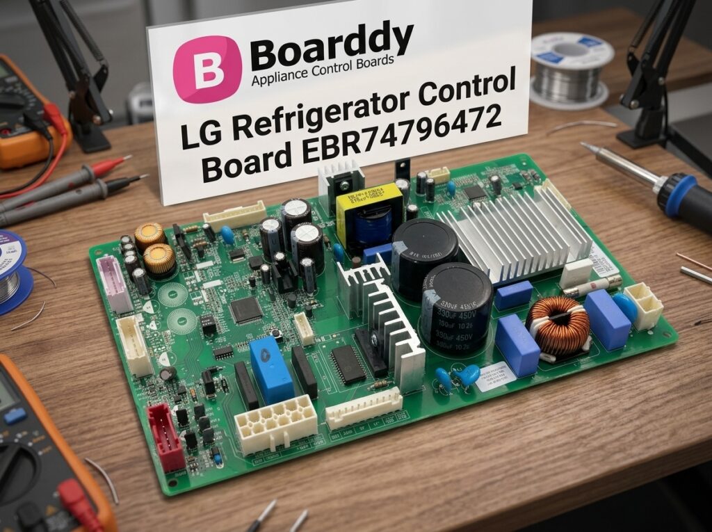 Refrigerator control board EBR74796472 compatible with LG models LFC21776D and LFCS25426S